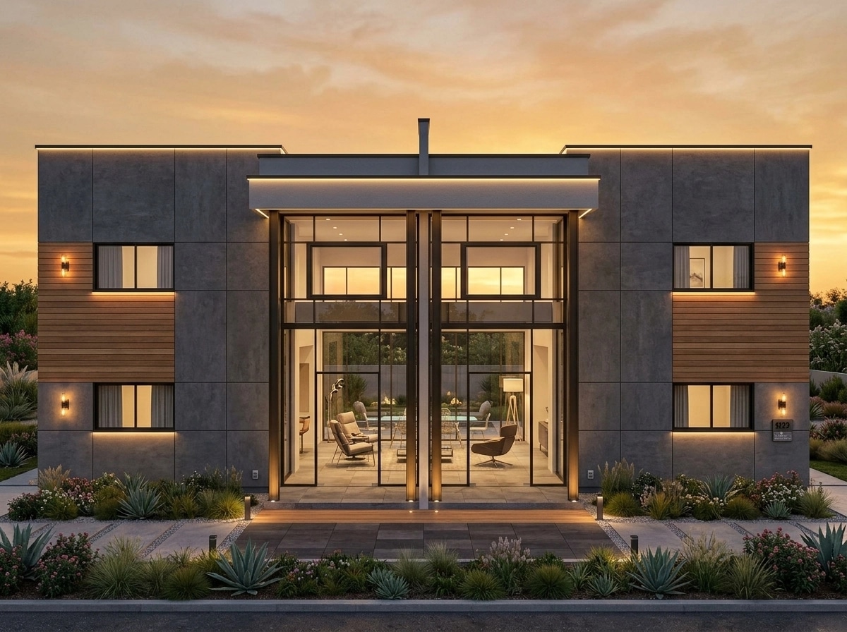 Contemporary Facade Facade design — facade photo by GenRoom AI