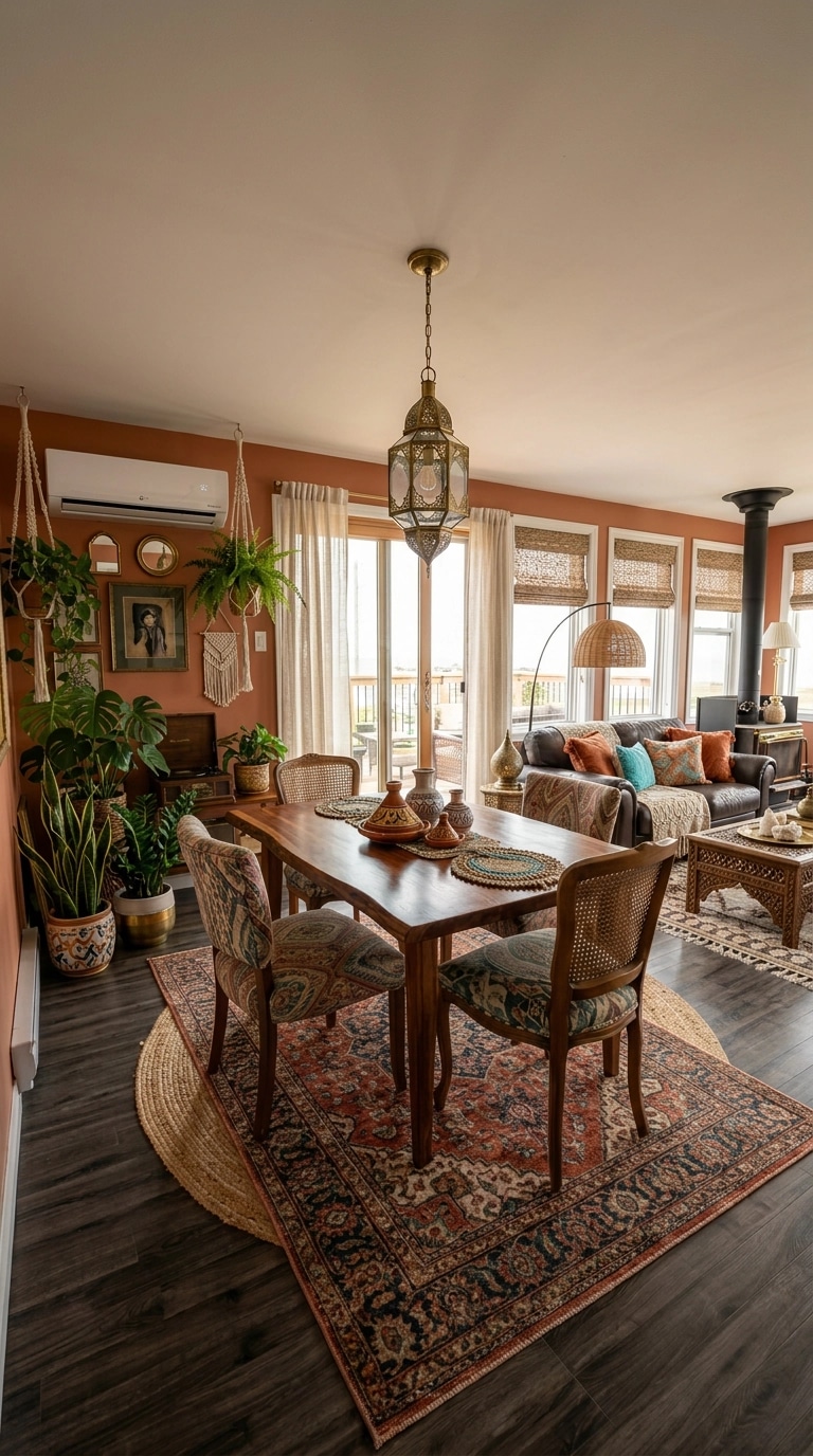Interior design in Bohemian style — Living Room by GenRoom AI