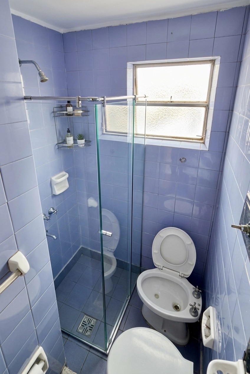 Bathroom interior in Contemporary style — photo by GenRoom AI