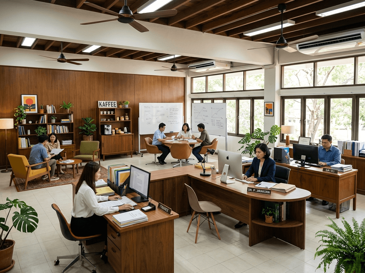 Design de interiores em estilo Mid-Century Modern — other por GenRoom AI