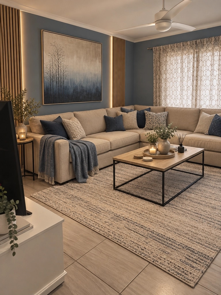 Interior design in Scandinavian style — Living Room by GenRoom AI