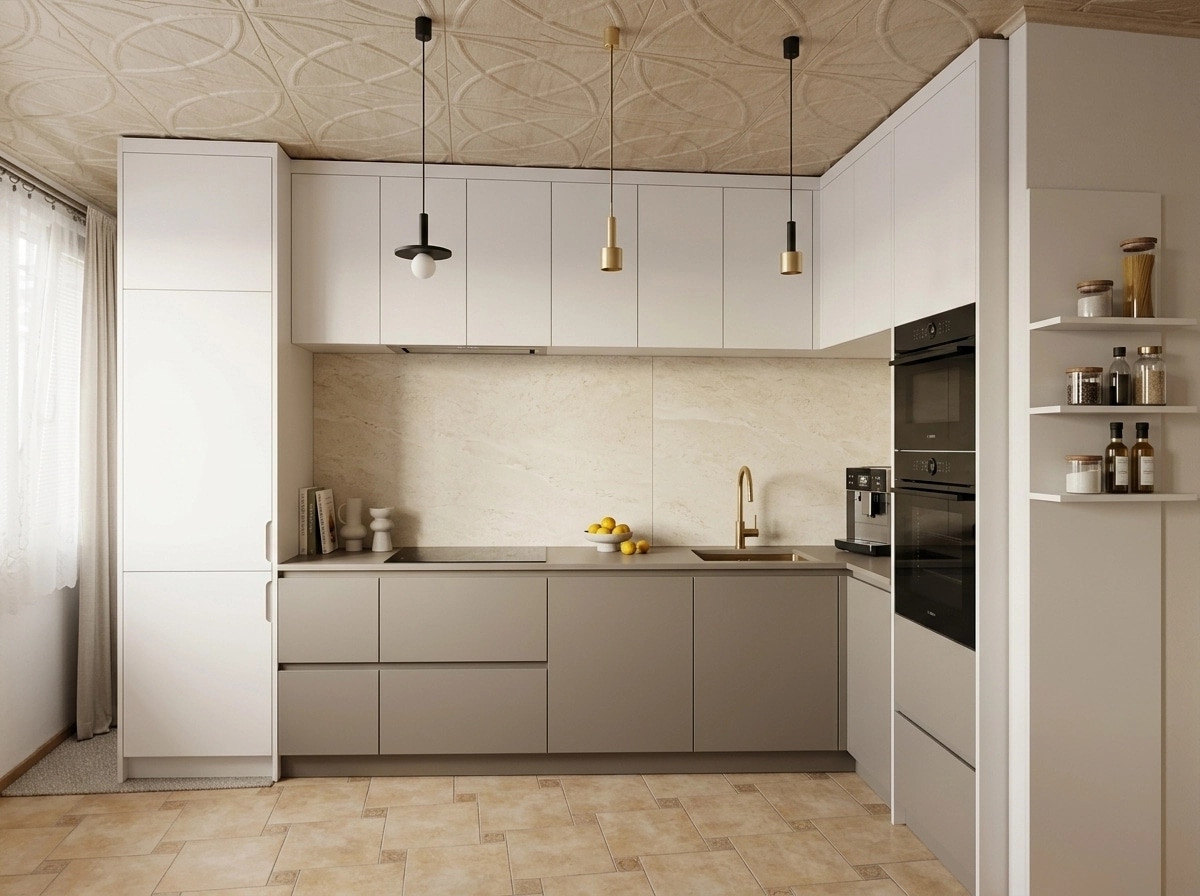 Minimalism Kitchen design — interior photo by GenRoom AI