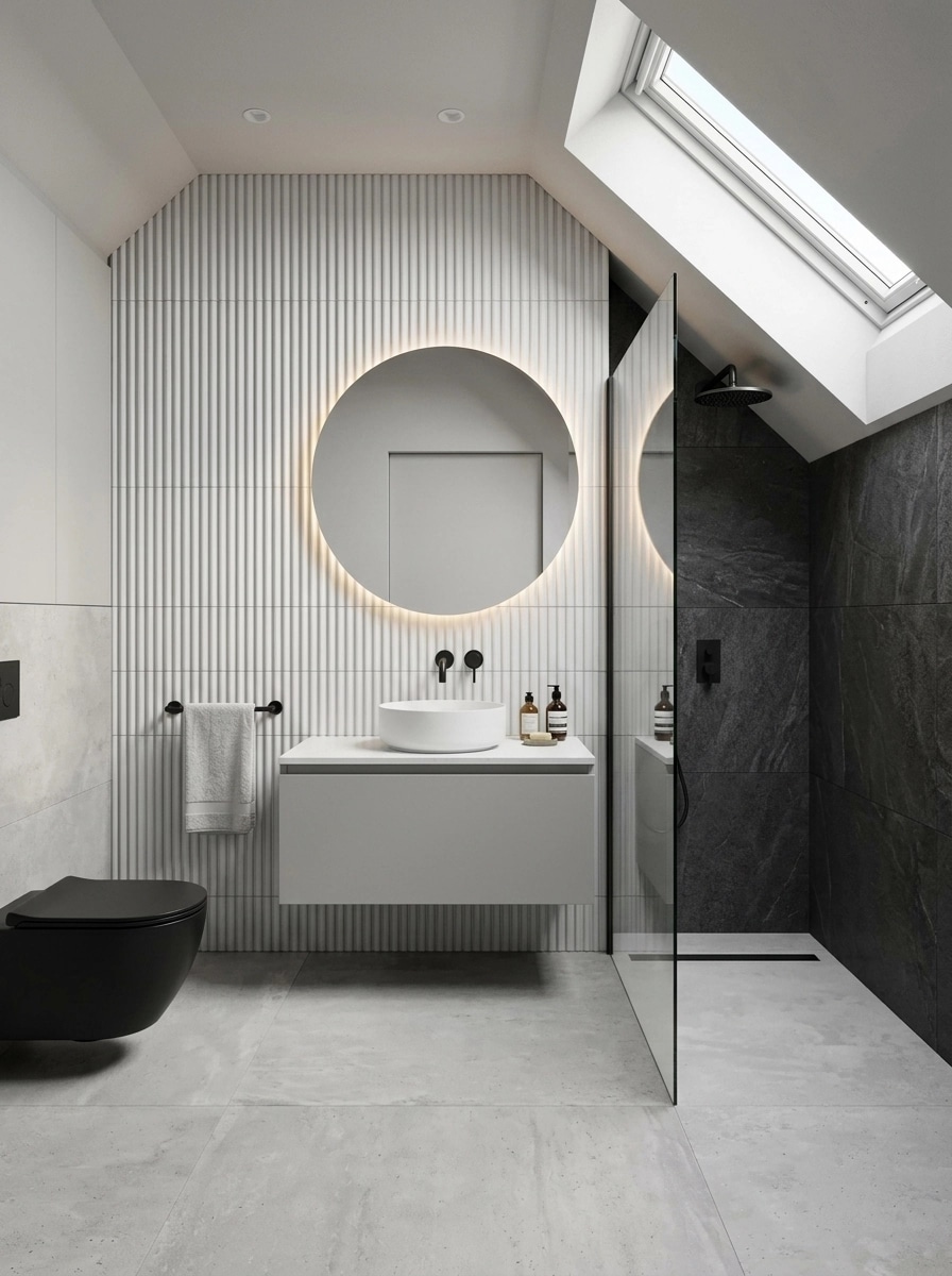 Minimalism Bathroom design — interior photo by GenRoom AI