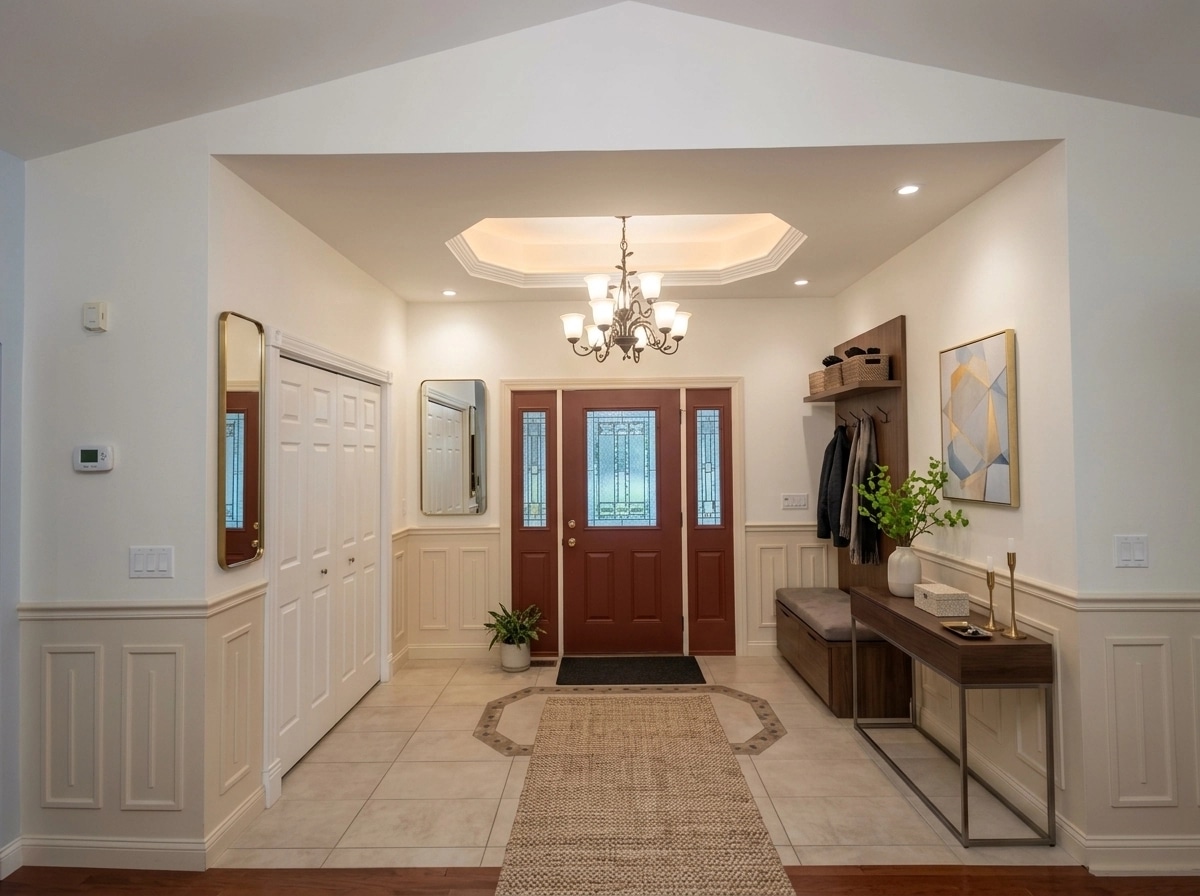 Hallway interior in Contemporary style — photo by GenRoom AI