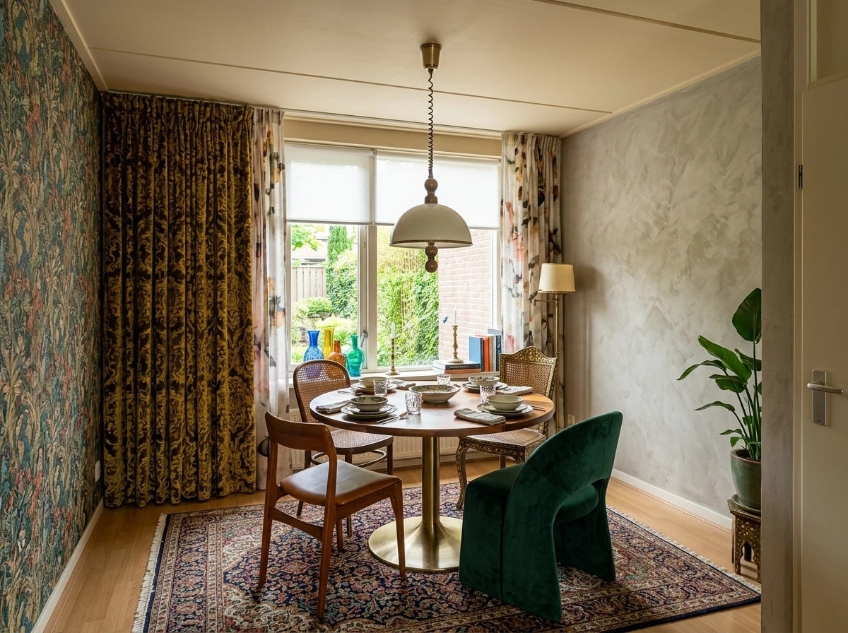 Interior design in Eclectic style — dining_room by GenRoom AI