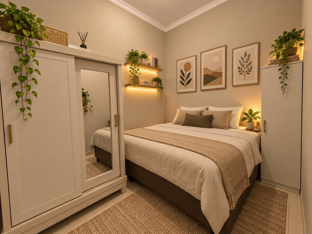 Interior design in Minimalism style — Bedroom by GenRoom AI