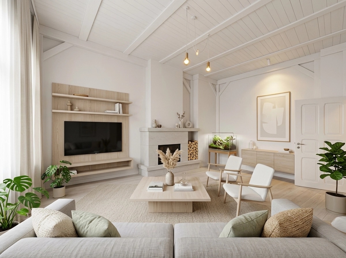 Scandinavian Living Room design — interior photo by GenRoom AI