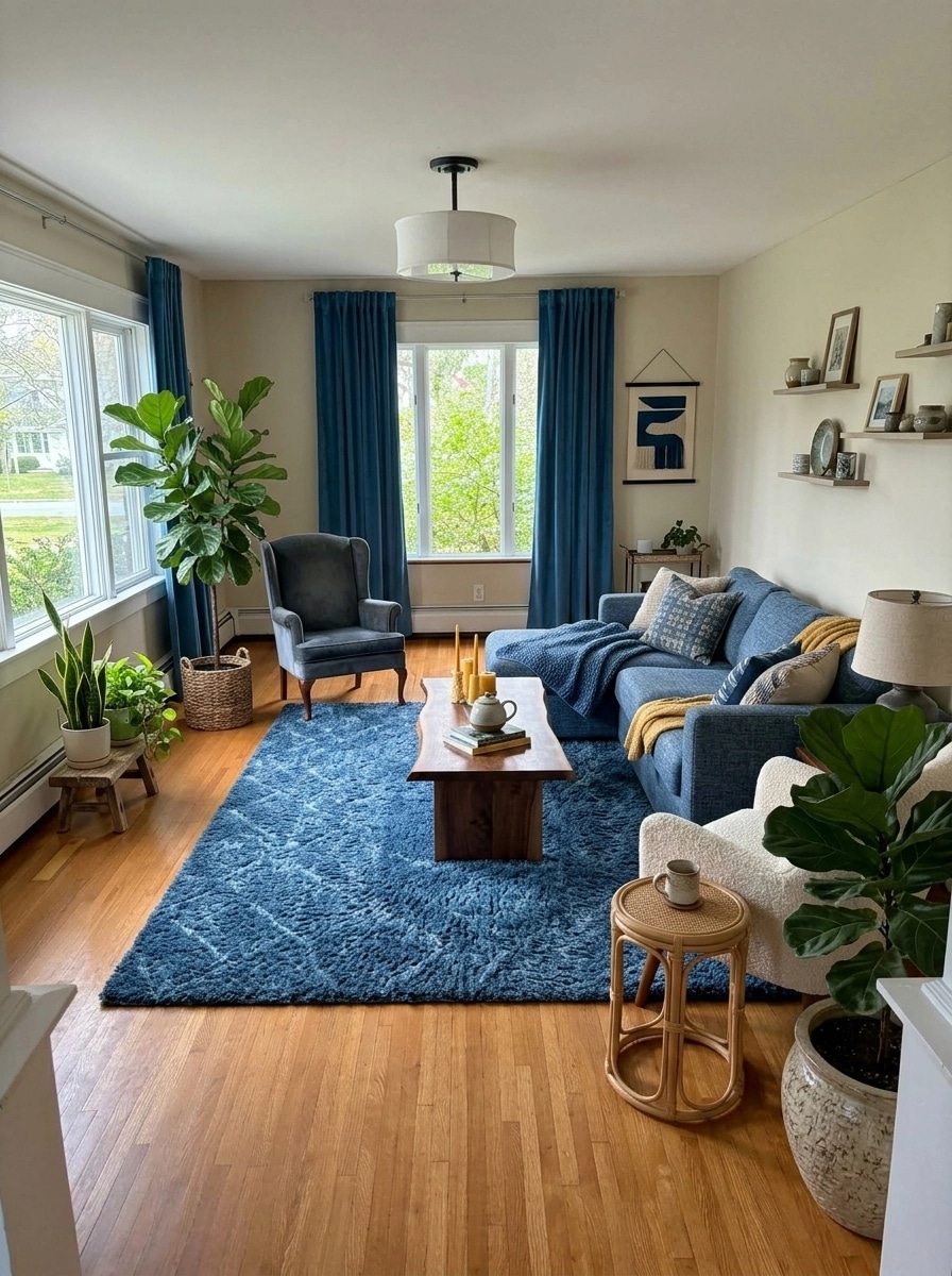 Diseño de interiores en estilo Eclectic — Salón por GenRoom AI
