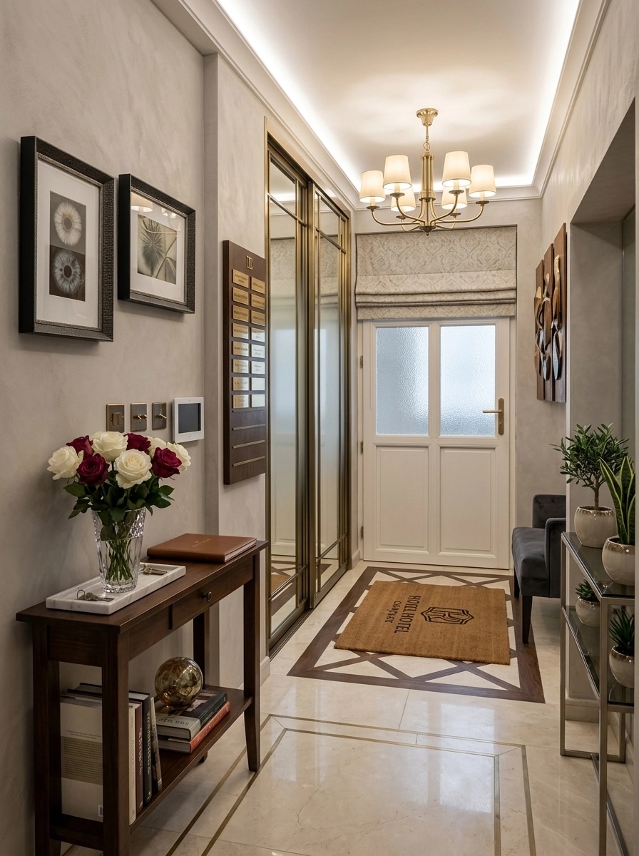 Interior design in Transitional style — lobby by GenRoom AI