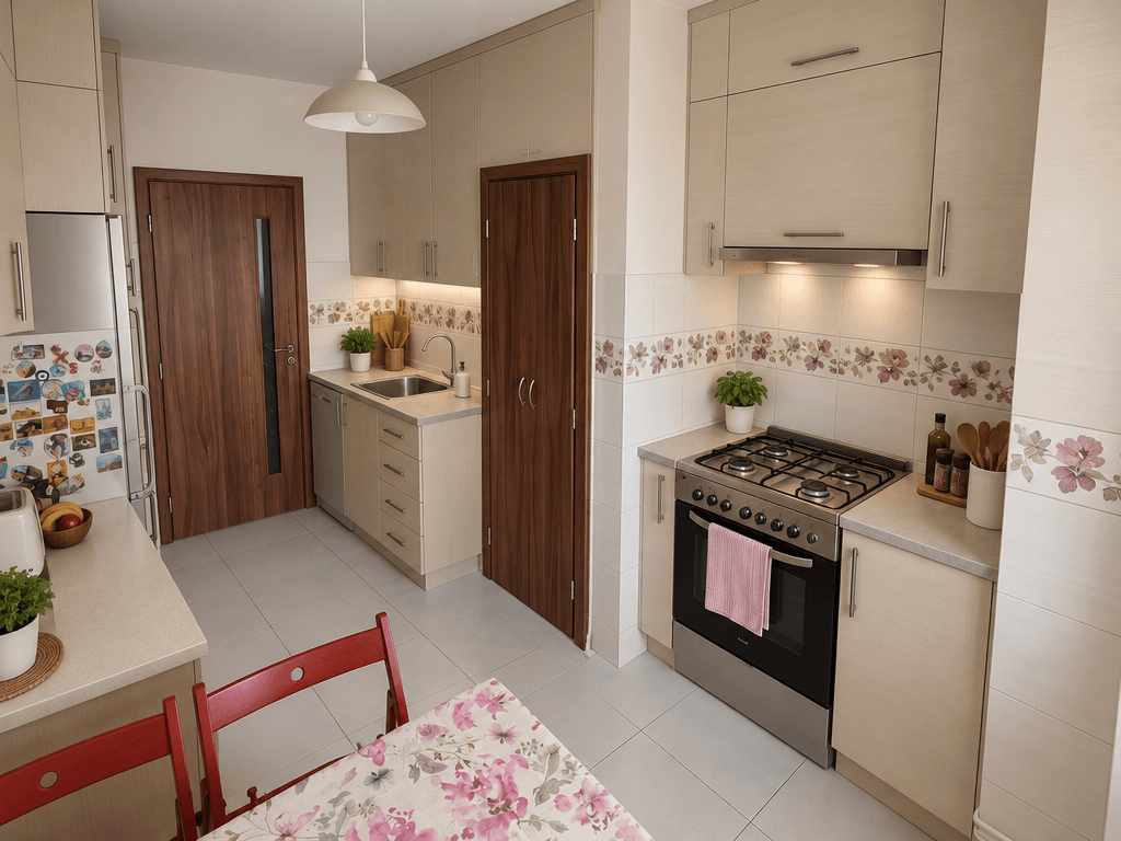 Kitchen interior in no_style style — photo by GenRoom AI