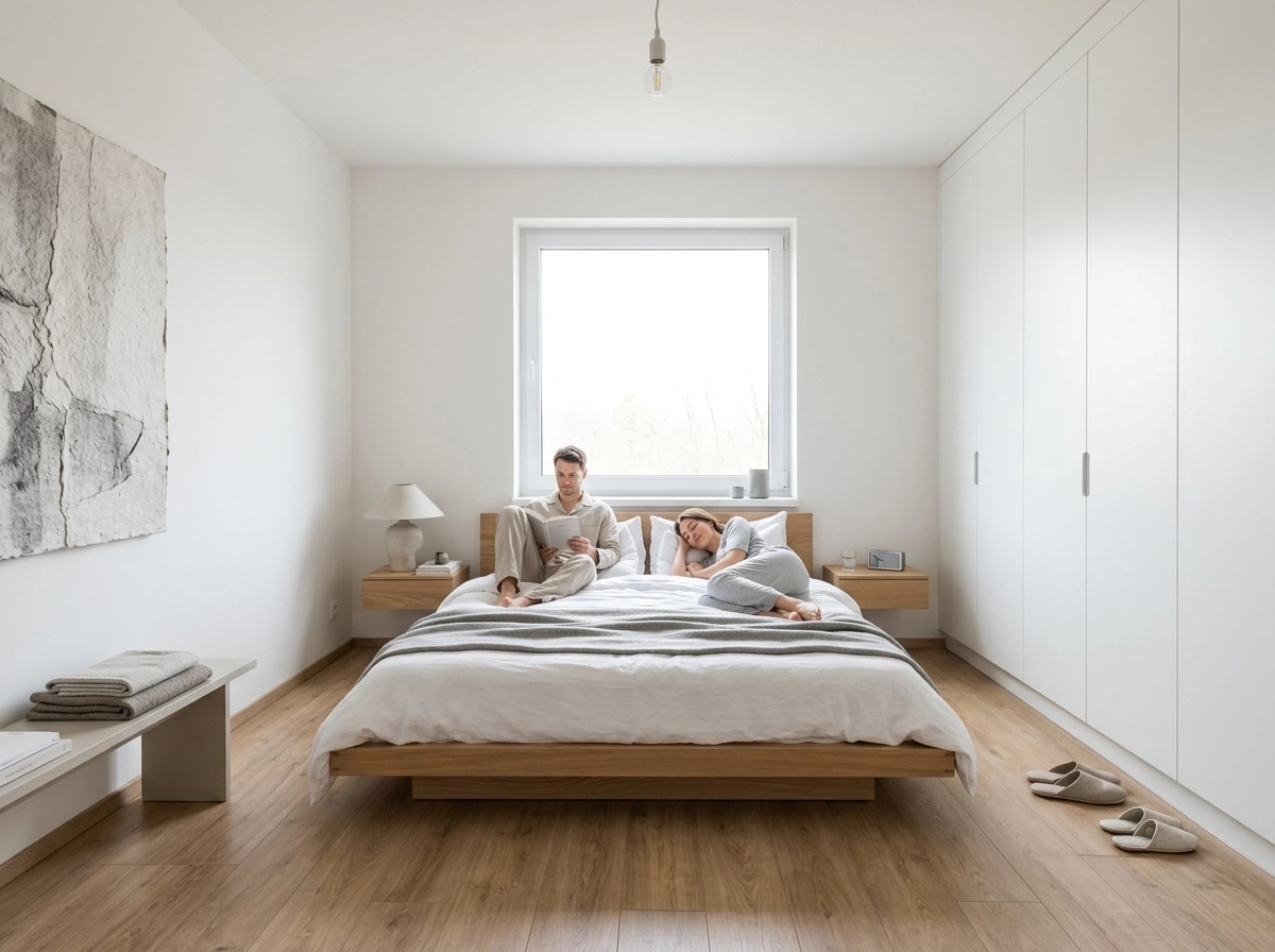 Minimalism Bedroom design — interior photo by GenRoom AI