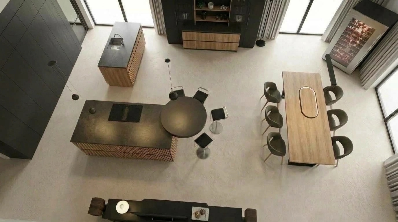 Kitchen interior in no_style style — photo by GenRoom AI