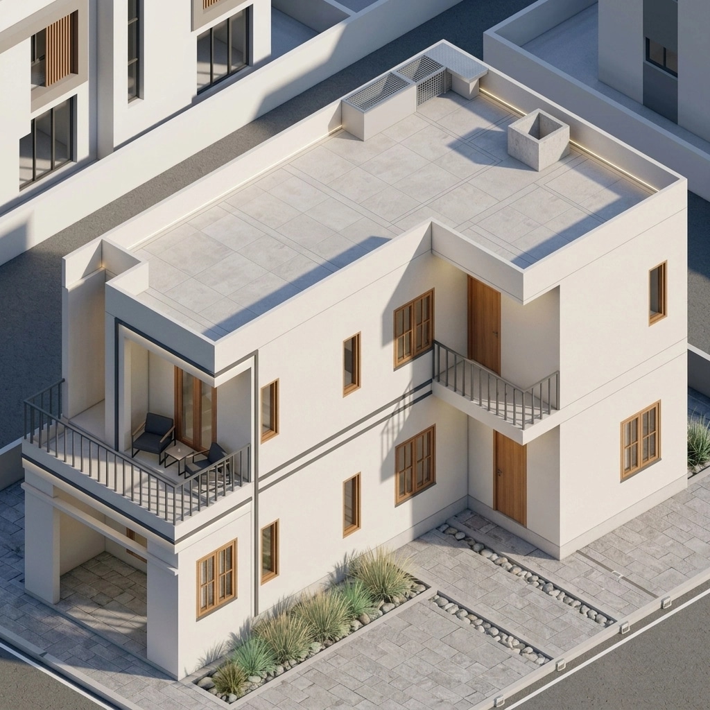 Minimalist Facade Facade design — facade photo by GenRoom AI