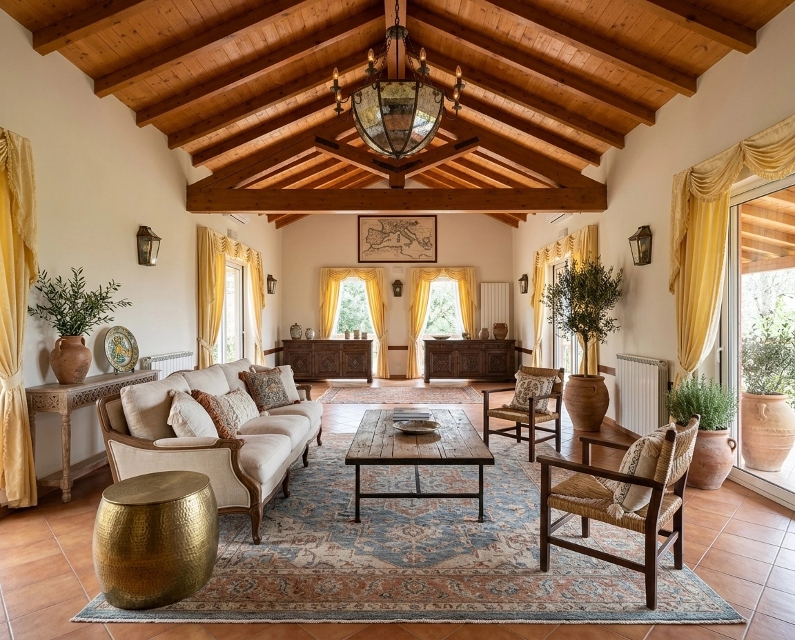 Interior design in Mediterranean style — Living Room by GenRoom AI