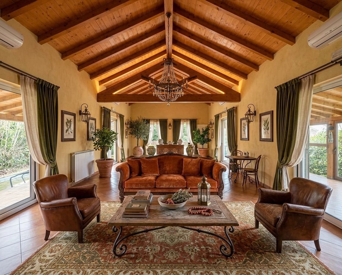 Interior design in Tuscan style — Living Room by GenRoom AI