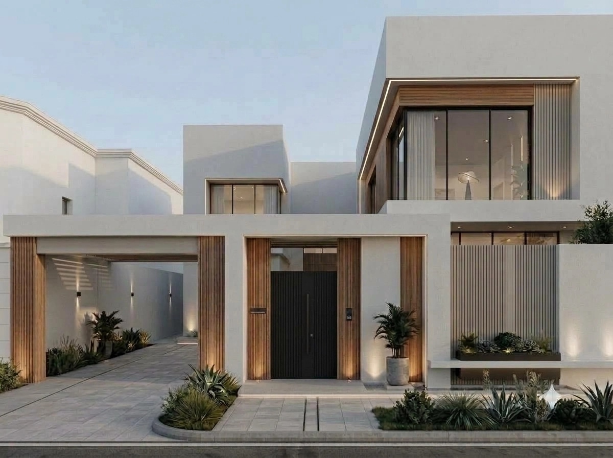 Facade design in Minimalist Facade style — Facade by GenRoom AI