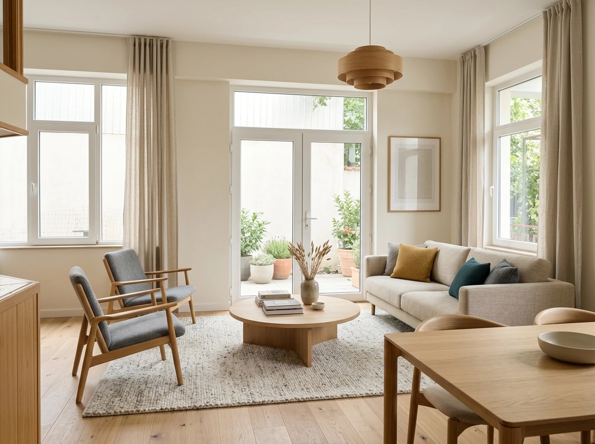 Scandinavian Living Room design — interior photo by GenRoom AI