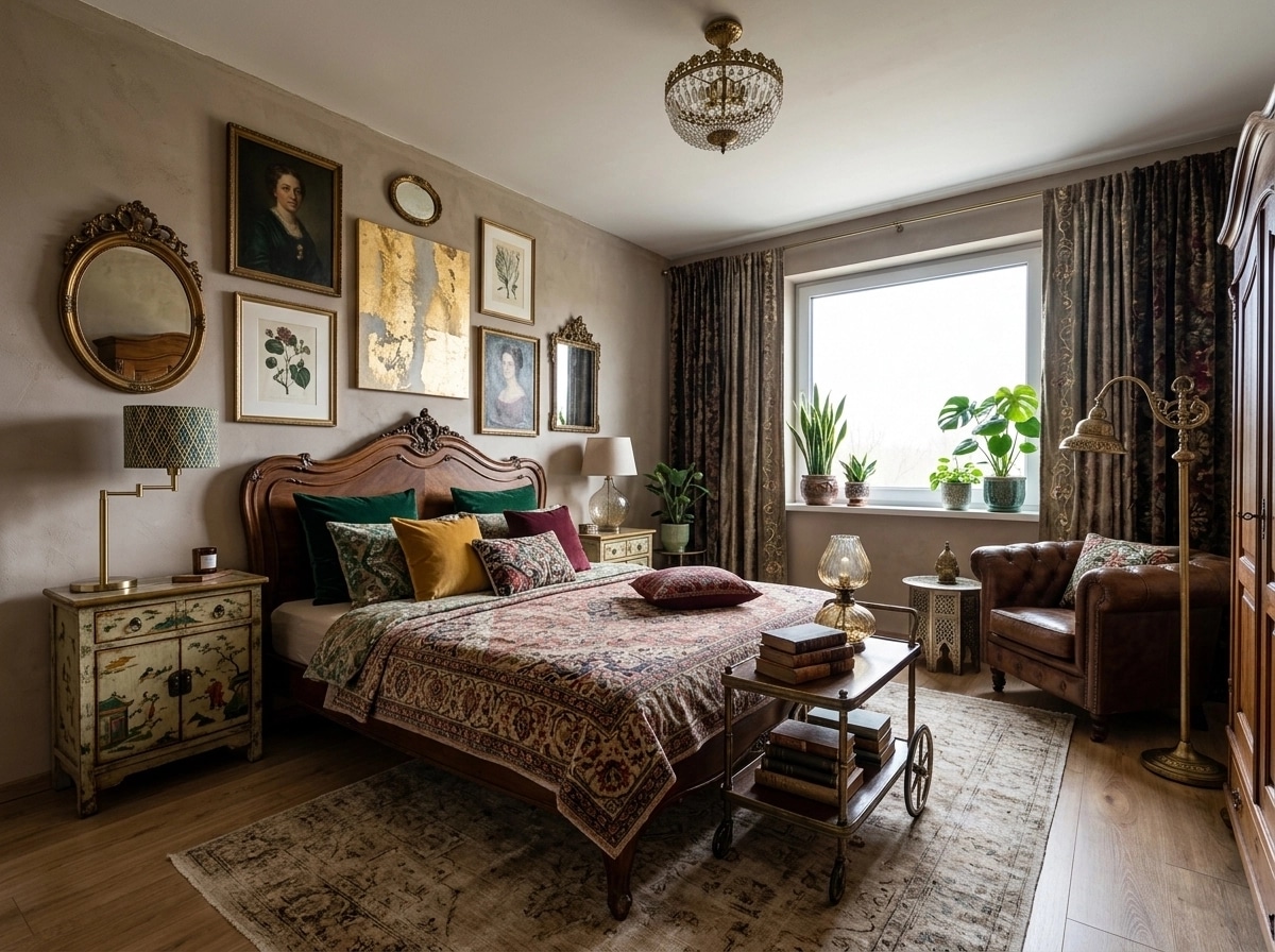 Interior design in Eclectic style — Bedroom by GenRoom AI