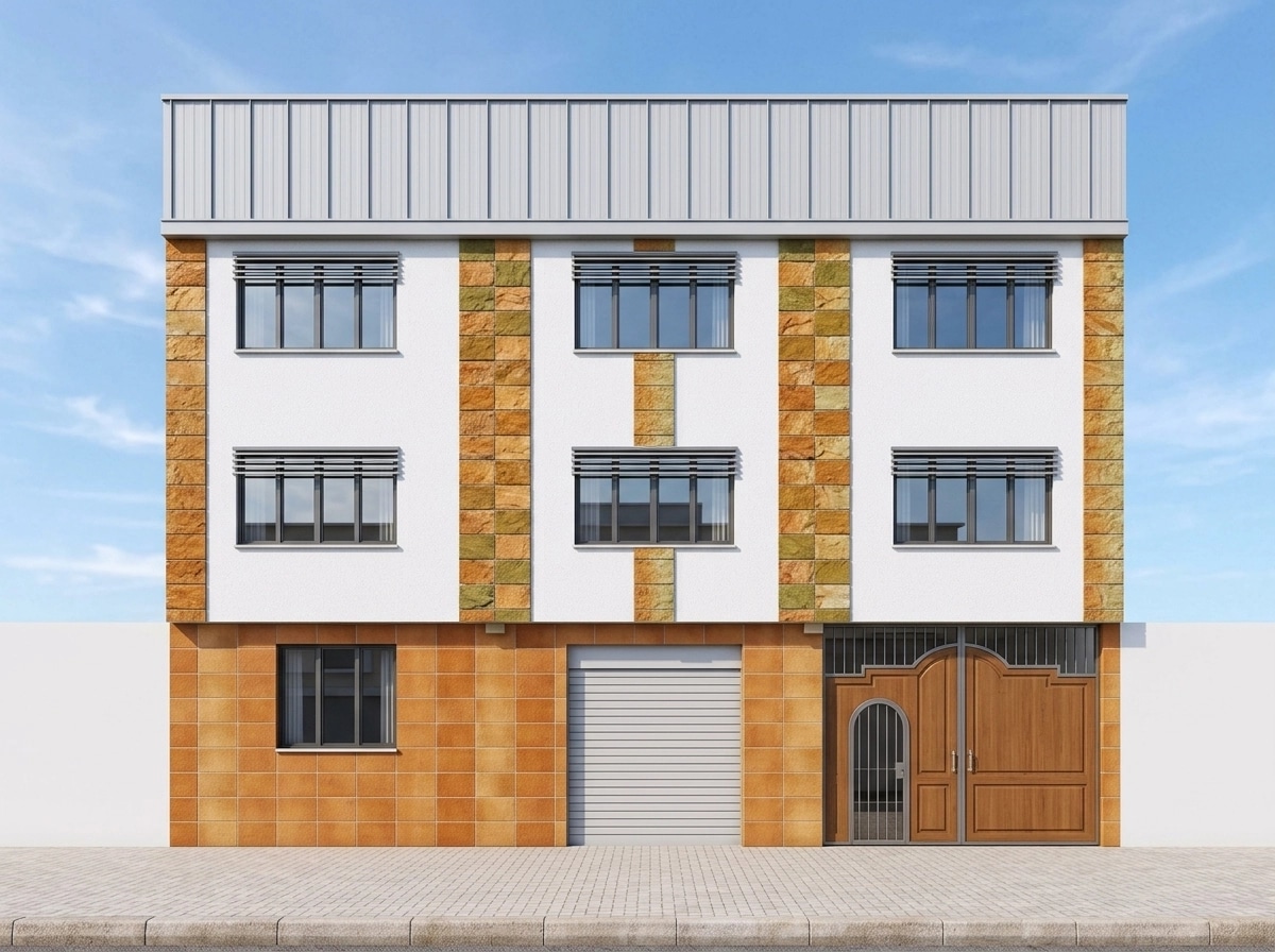 Facade design in Contemporary Facade style — Facade by GenRoom AI