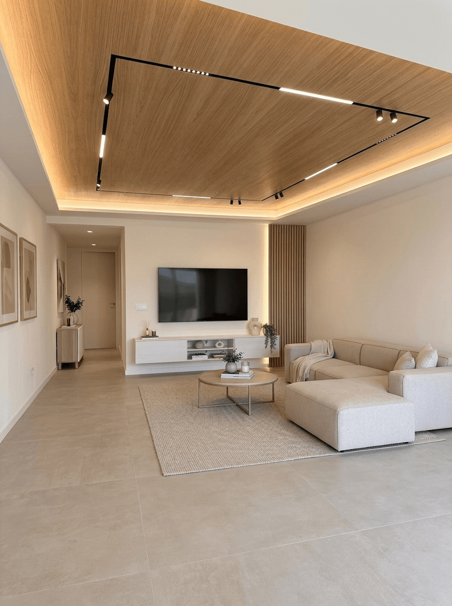 Interior design in Minimalism style — Living Room by GenRoom AI