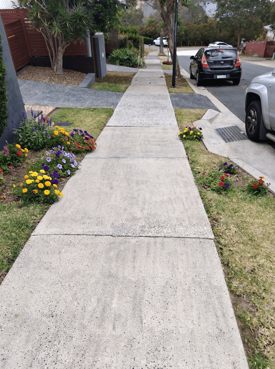 Design paisagístico em estilo Contemporary Yard — Jardim por GenRoom AI