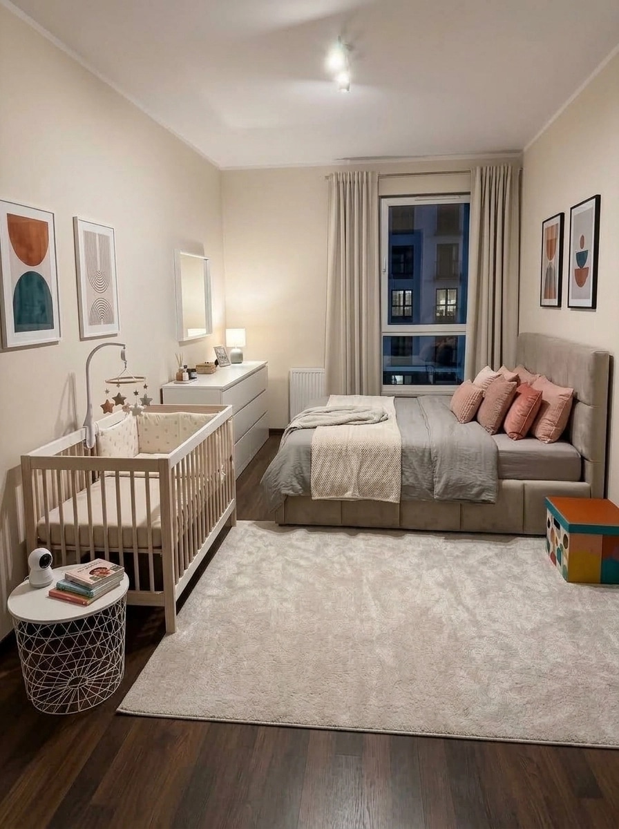 Contemporary Bedroom design — interior photo by GenRoom AI