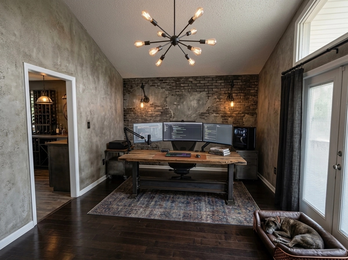 Loft / Industrial Office design — interior photo by GenRoom AI
