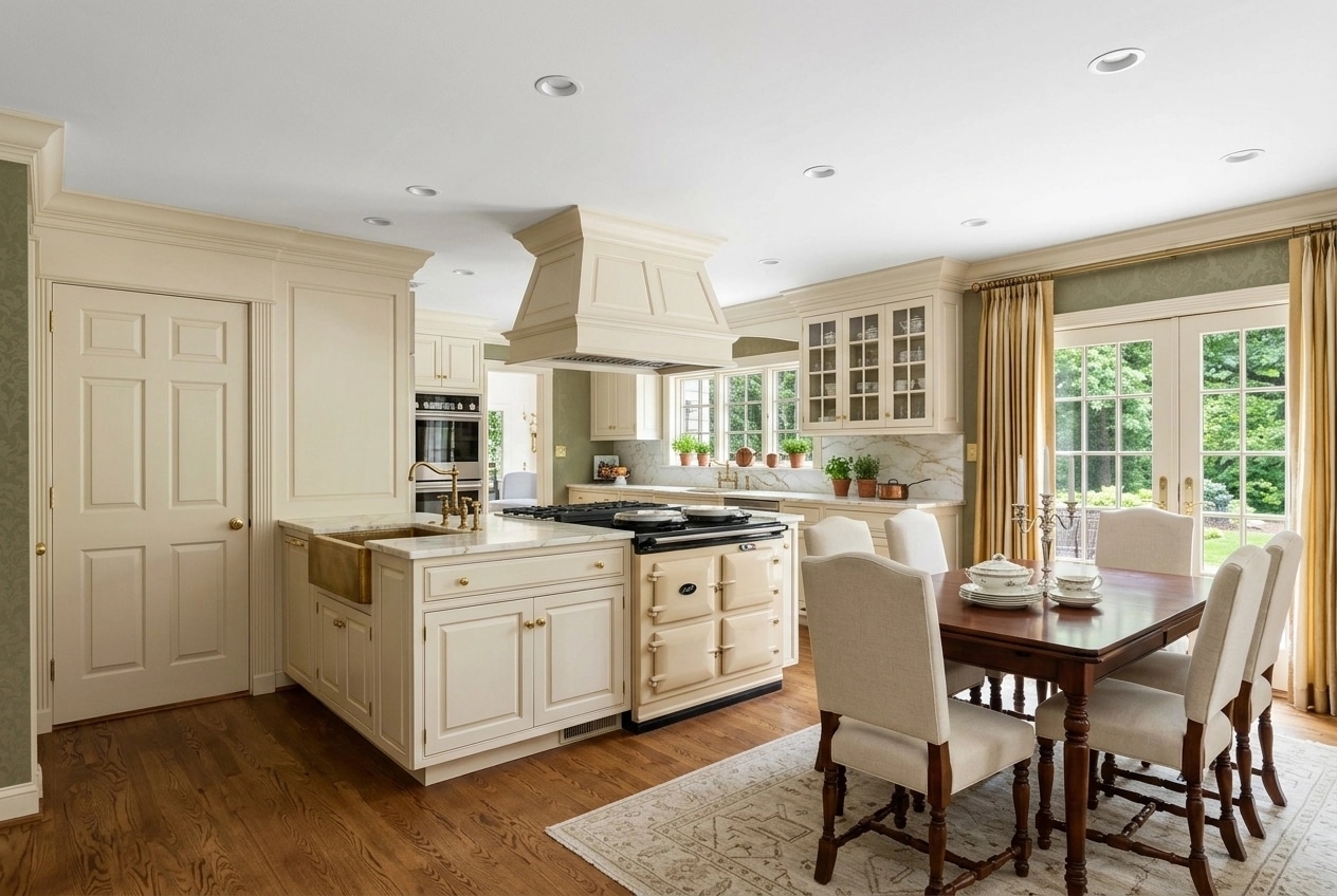 Kitchen interior in Classic style — photo by GenRoom AI