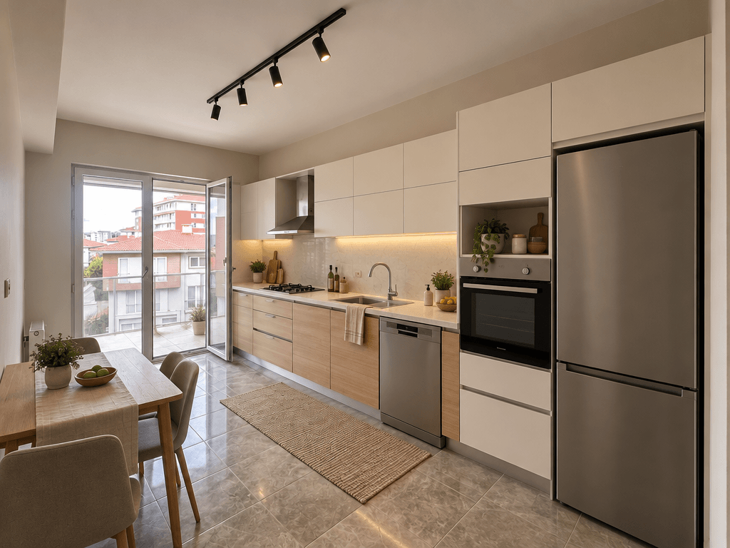 Kitchen interior in no_style style — photo by GenRoom AI