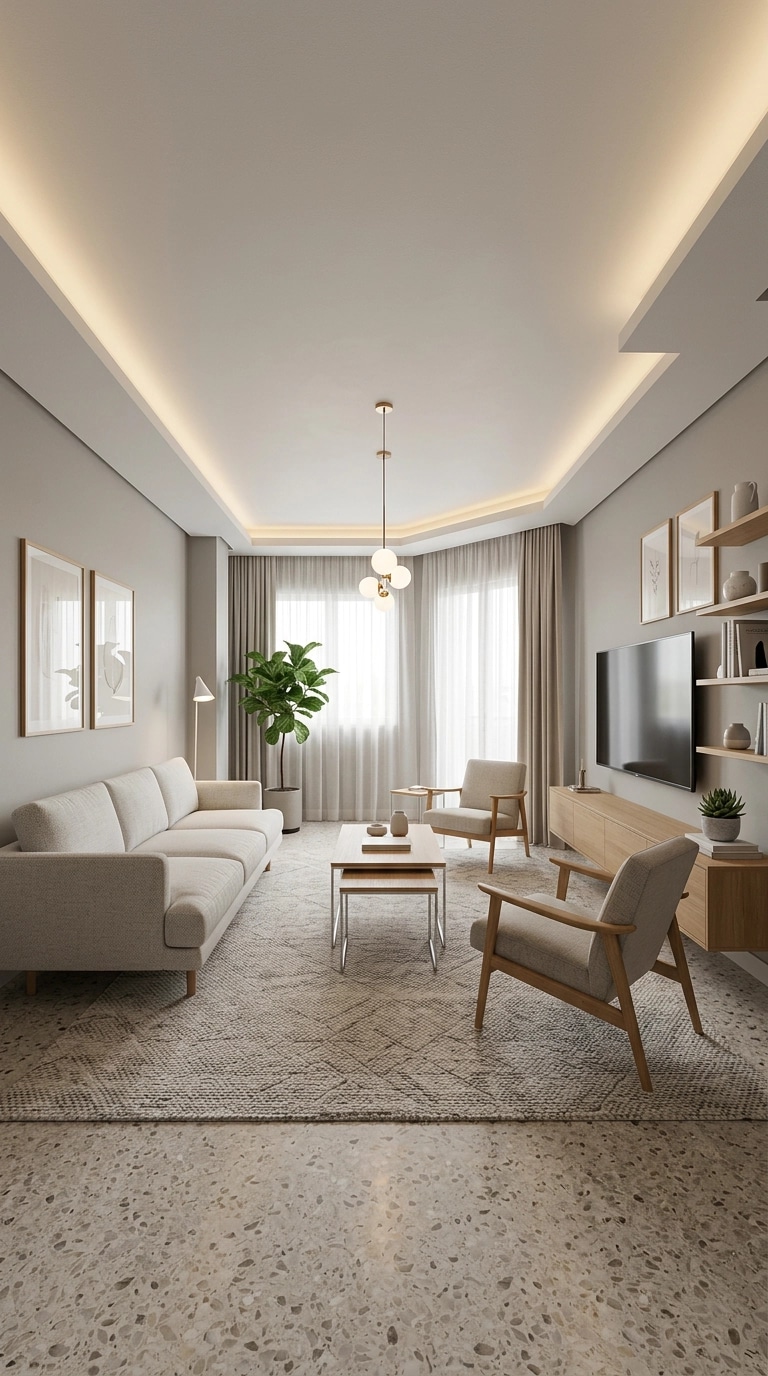 Scandinavian Living Room design — interior photo by GenRoom AI