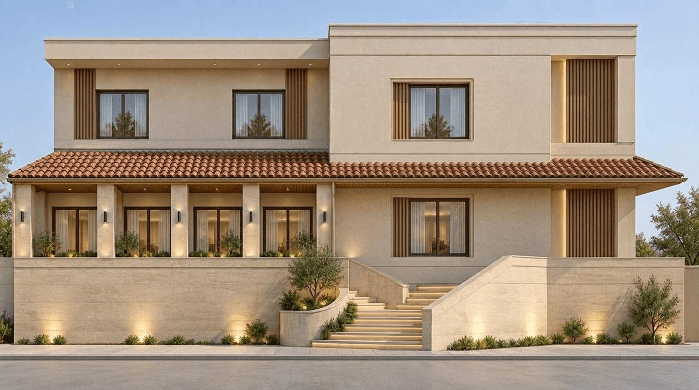 Contemporary Facade Facade design — facade photo by GenRoom AI