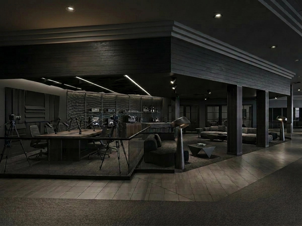Interior design in Blacktec style — other by GenRoom AI