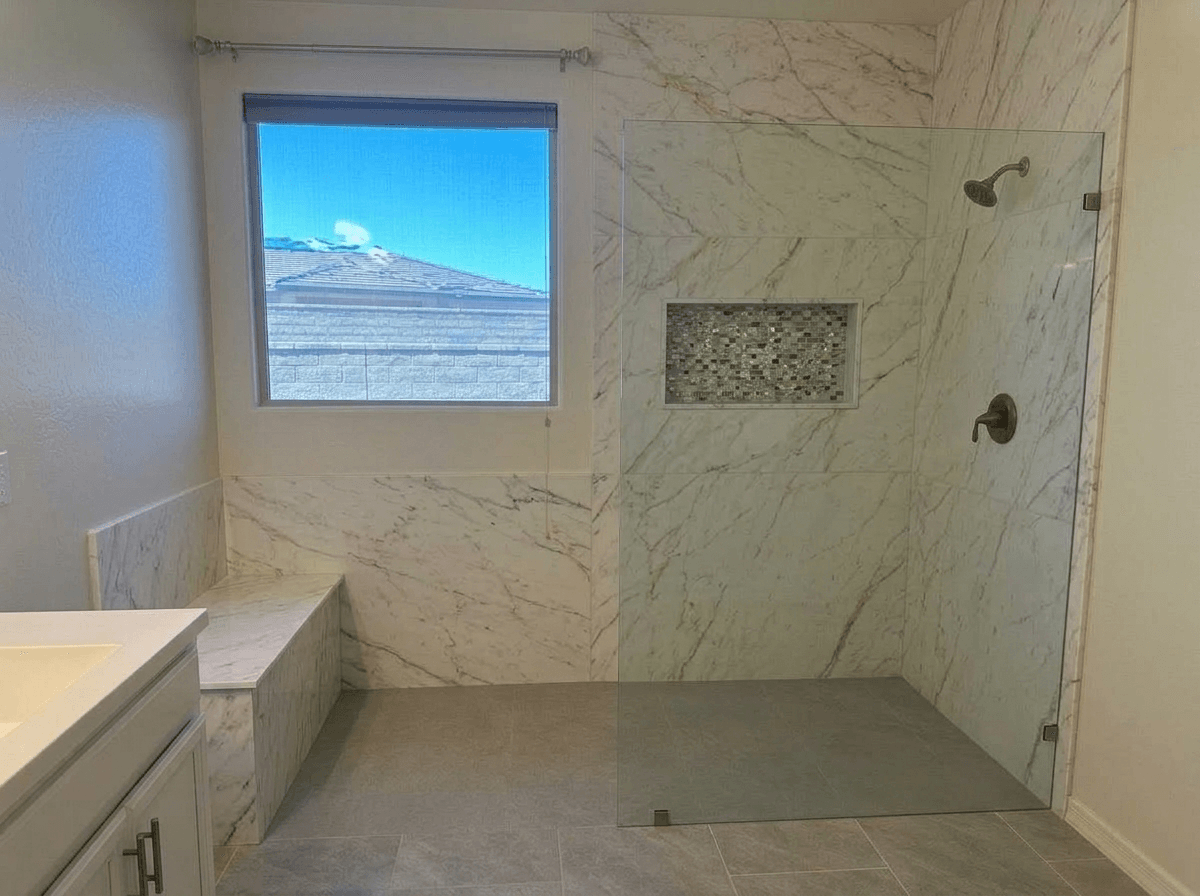 Bathroom interior in no_style style — photo by GenRoom AI