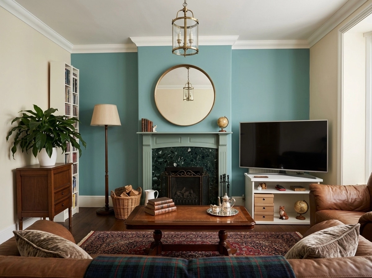 Interior design in British style — Living Room by GenRoom AI