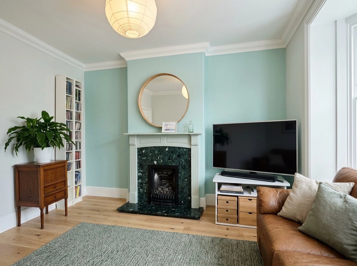 Interior design in Scandinavian style — Living Room by GenRoom AI