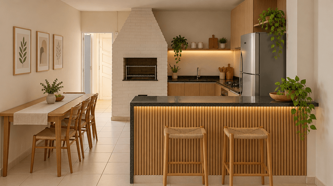 Interior design in Scandinavian style — Kitchen by GenRoom AI