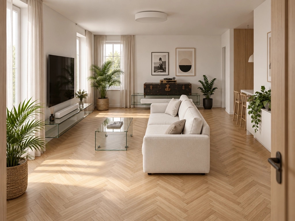 Interior design in Scandinavian style — Living Room by GenRoom AI