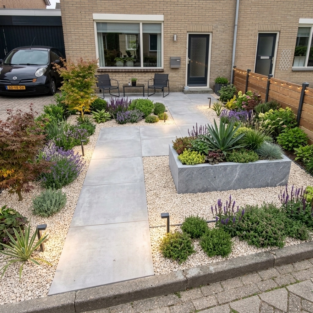 Landscape design in Contemporary Yard style — Yard by GenRoom AI