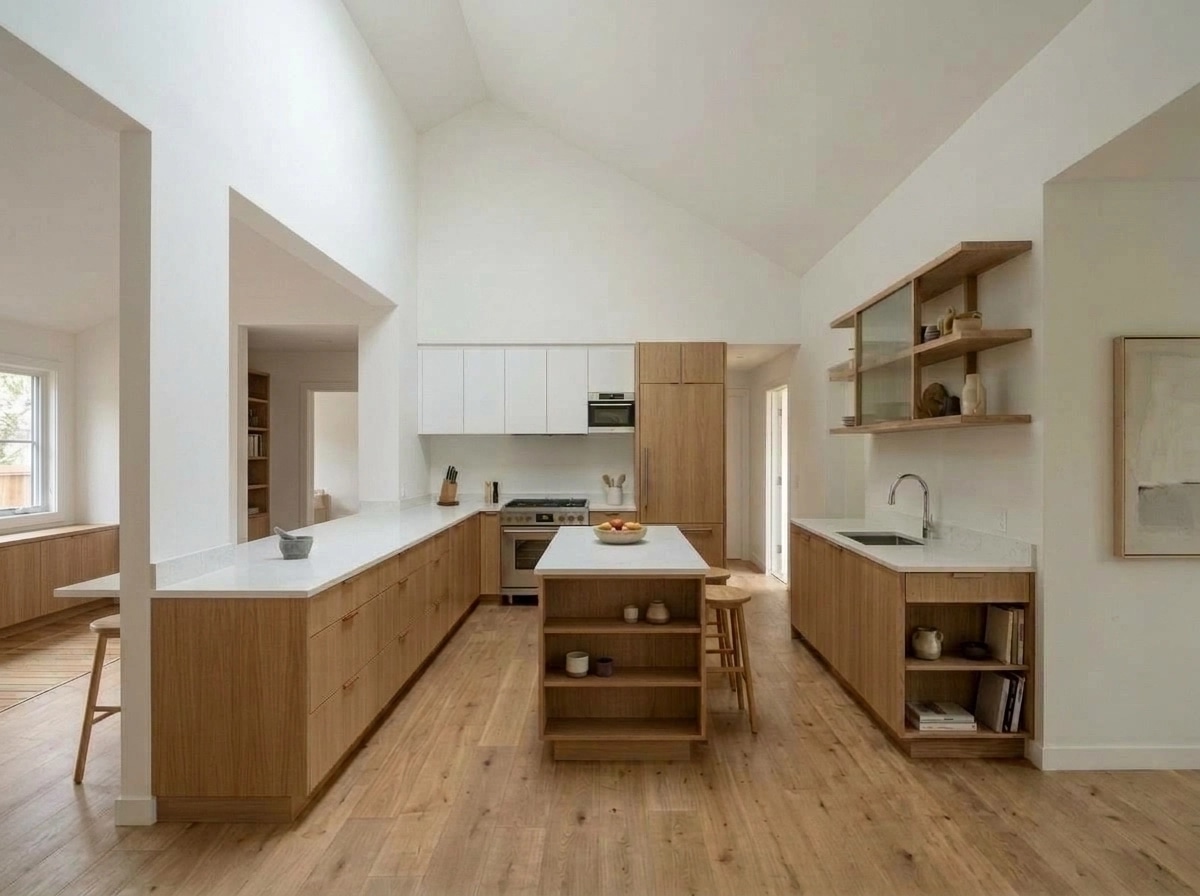 Interior design in Scandinavian style — Kitchen by GenRoom AI
