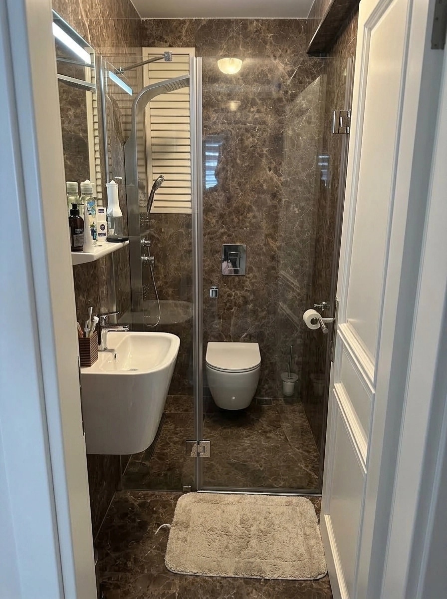 Bathroom interior in no_style style — photo by GenRoom AI