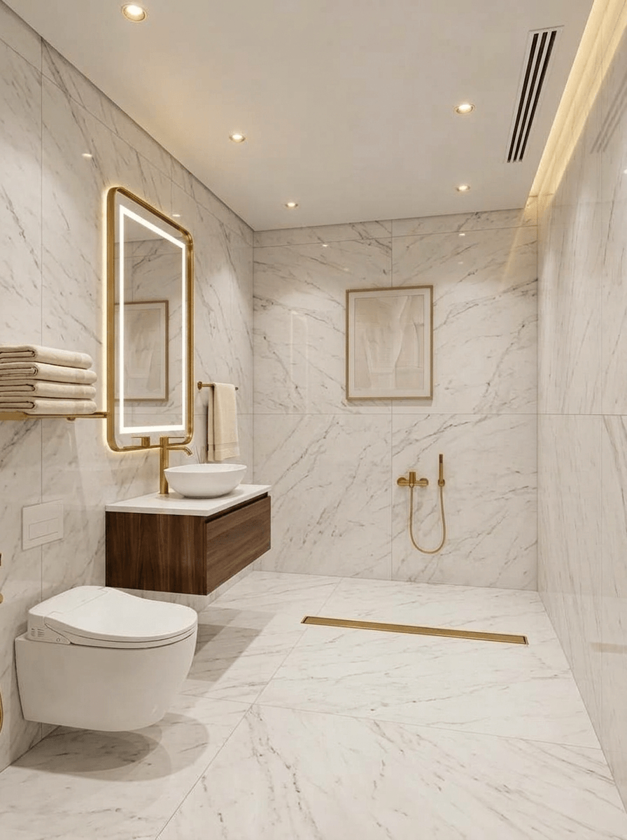 Bathroom interior in no_style style — photo by GenRoom AI