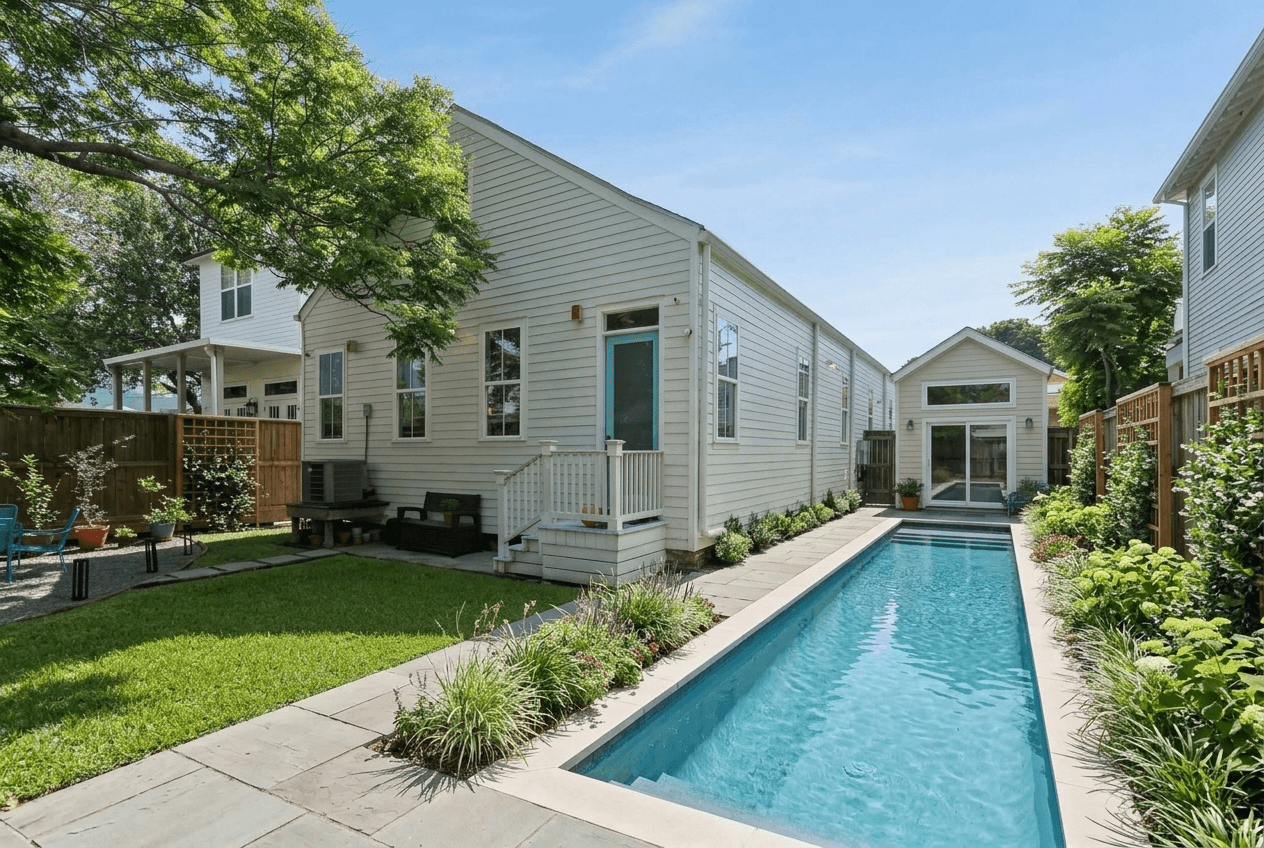 Yard design in no_style style — photo by GenRoom AI