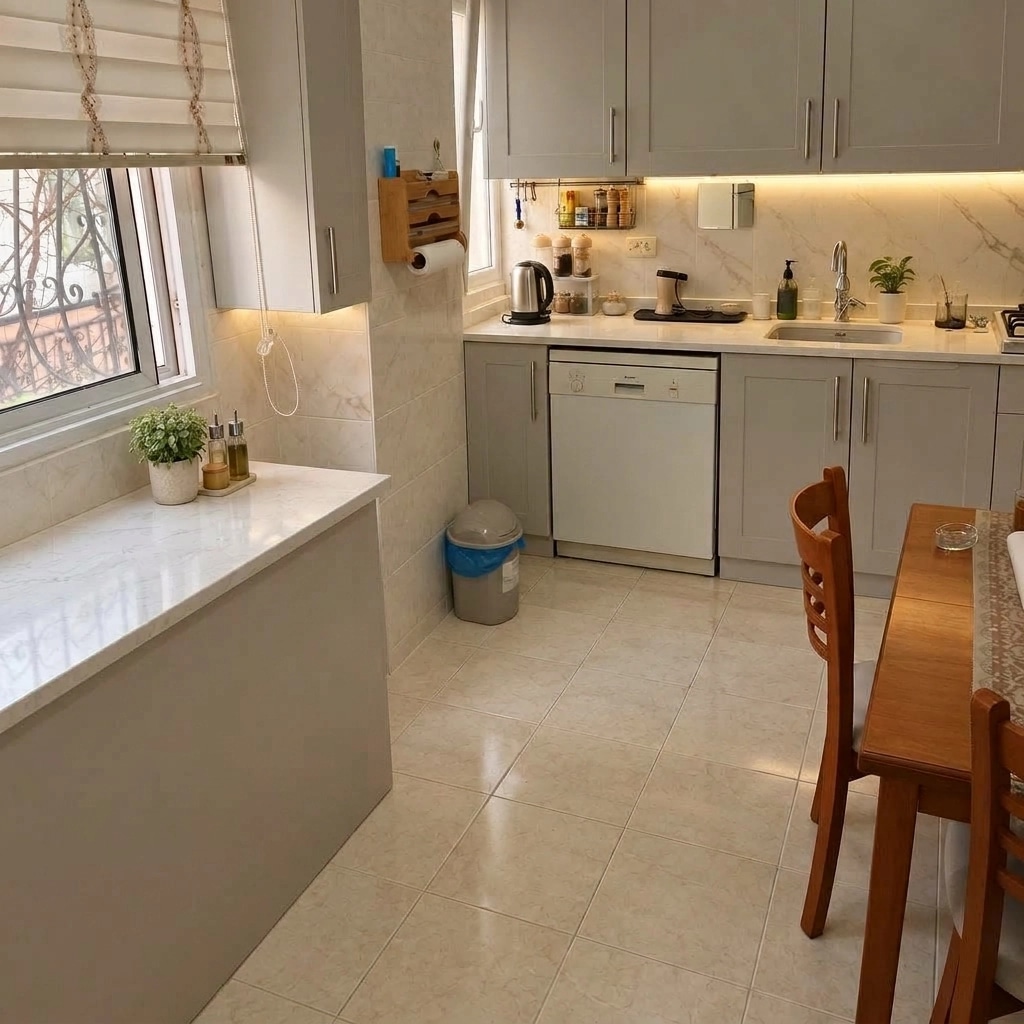 Kitchen interior in no_style style — photo by GenRoom AI