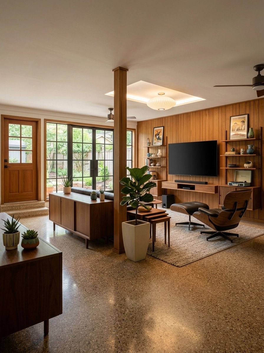 Design d'intérieur en style Mid-Century Modern — other par GenRoom AI