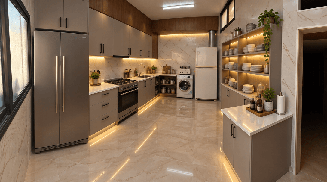 Kitchen interior in no_style style — photo by GenRoom AI