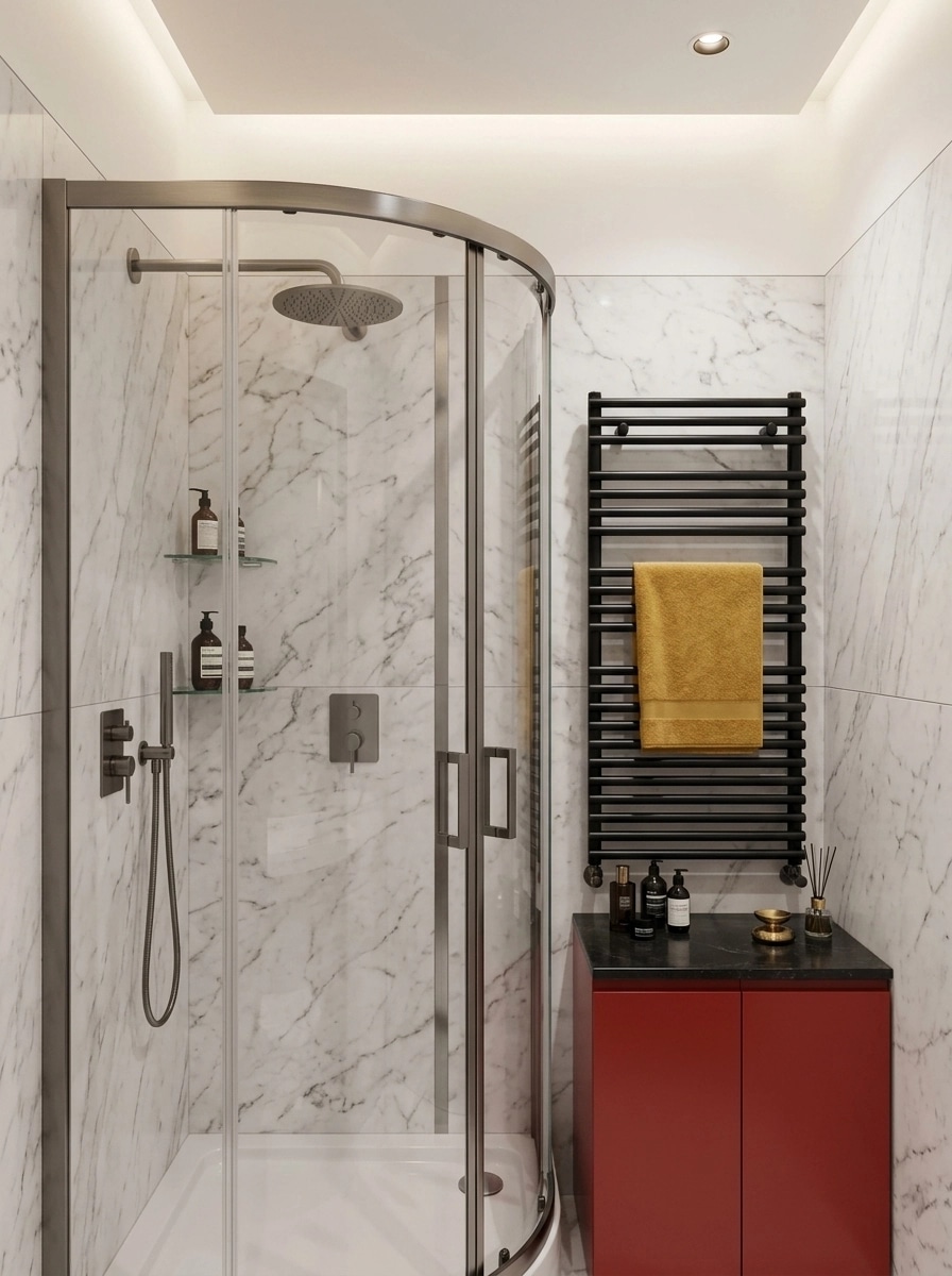 Interior design in Contemporary style — Bathroom by GenRoom AI