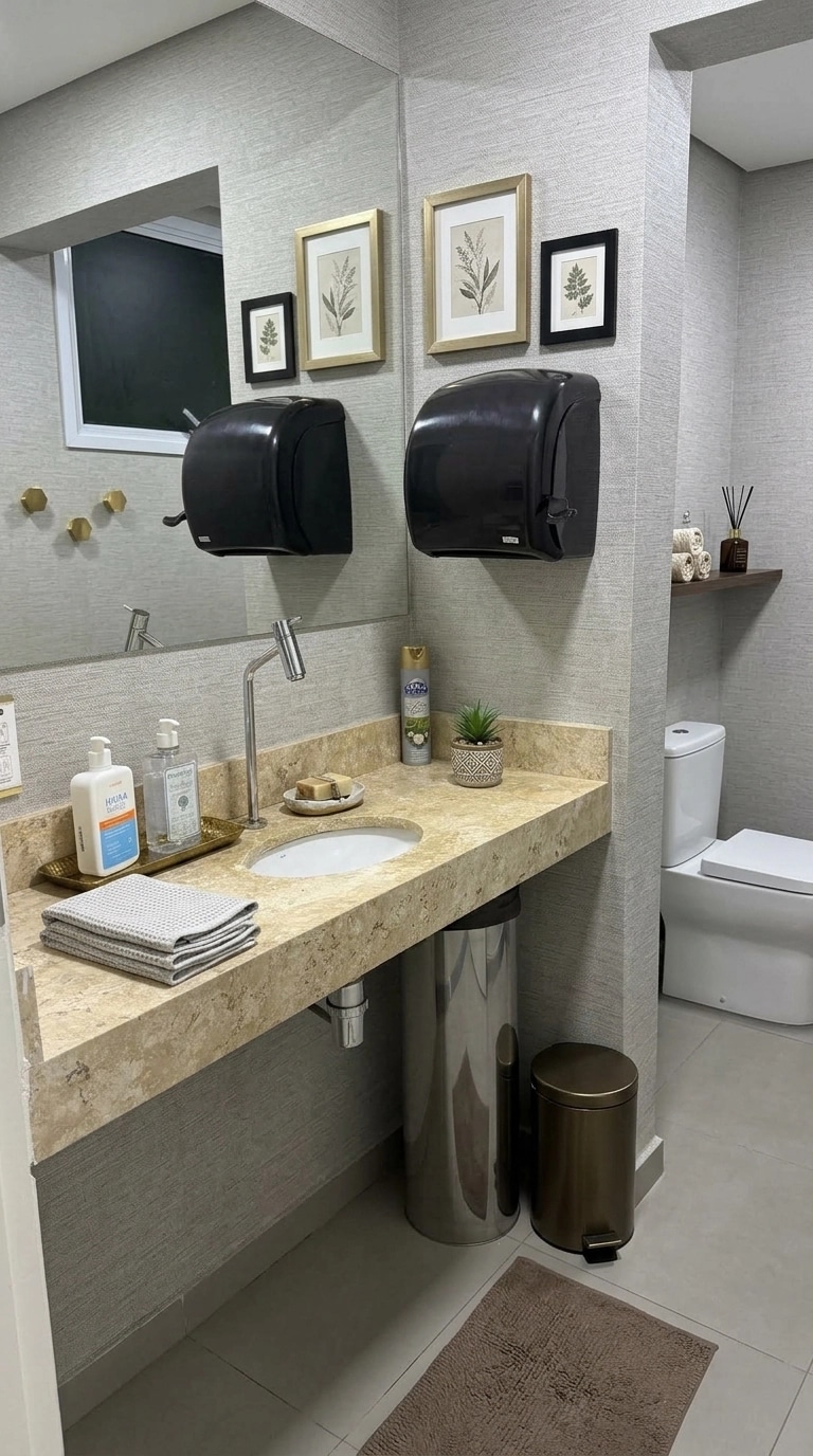 Bathroom interior in no_style style — photo by GenRoom AI