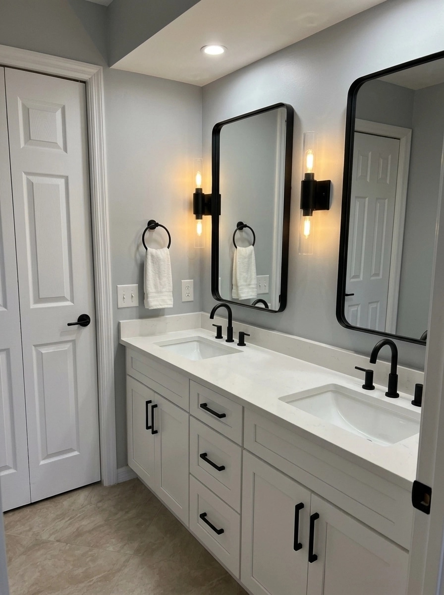 Bathroom interior in no_style style — photo by GenRoom AI