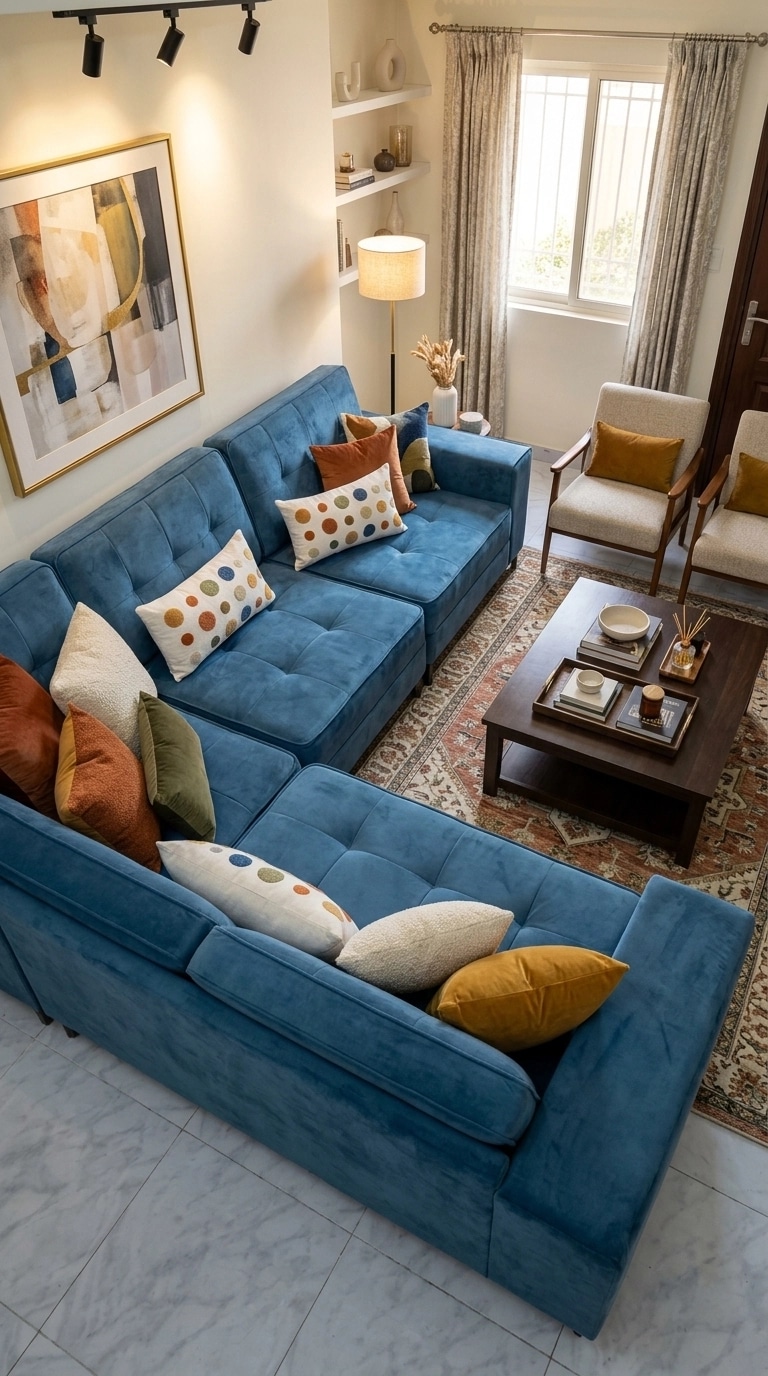 Interior design in Contemporary style — Living Room by GenRoom AI