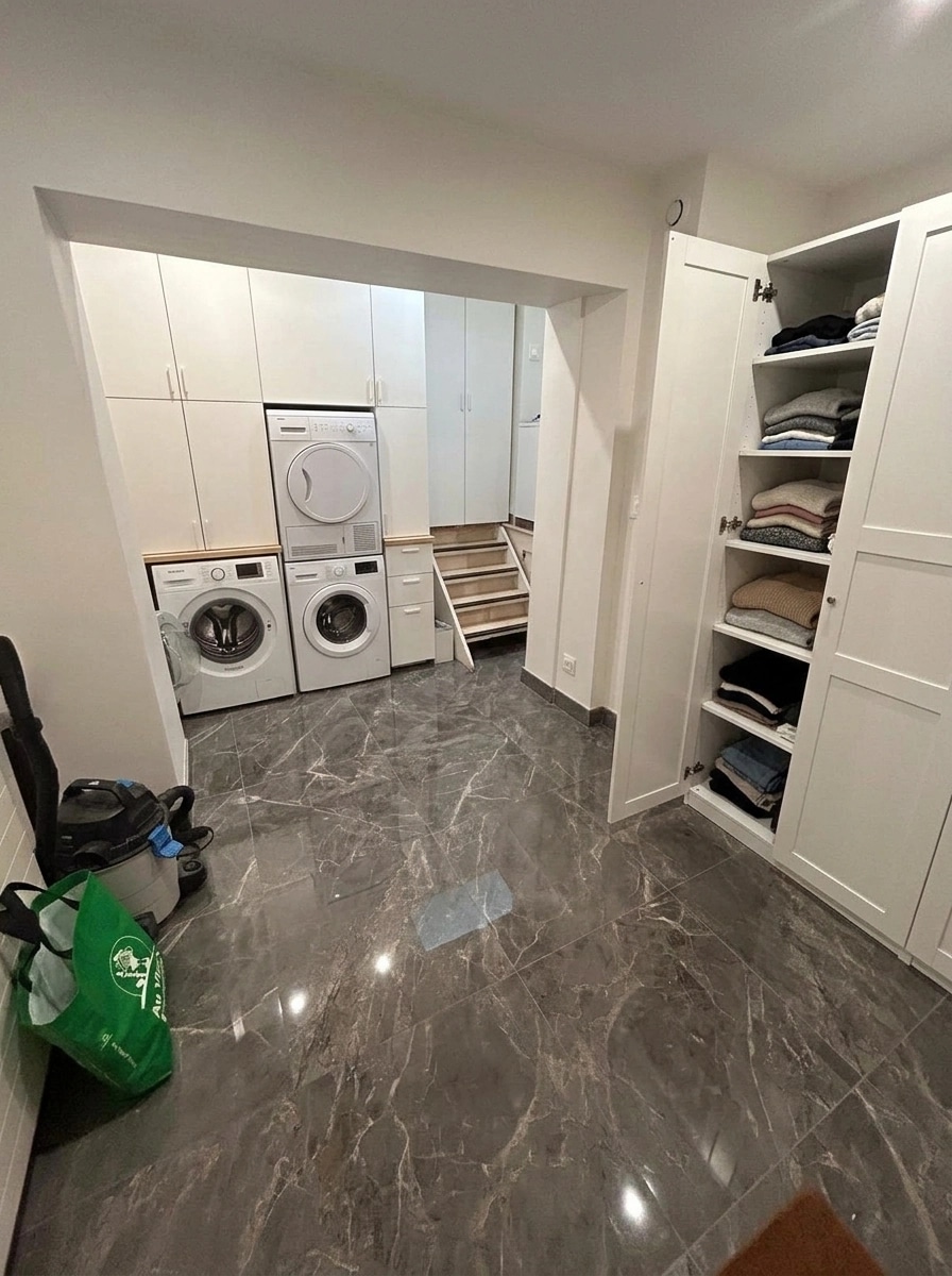 Interior design in Contemporary style — laundry by GenRoom AI